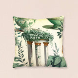 Green Elephant Pillow