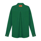 Cotton Gabardine Shirt Jacket