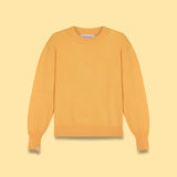 Solid Crew Neck Knit Sweater