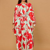 Coral Breeze Caftan