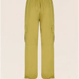 Wide Leg Unisex Pant Olive