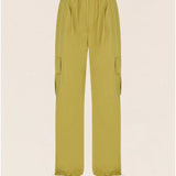Wide Leg Unisex Pant Olive