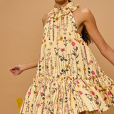 Wildflower Ruffle Hem Dress