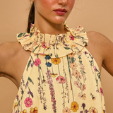 Wildflower Ruffle Hem Dress