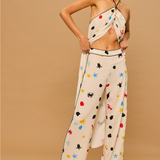 Ocean Dots Straight Pant