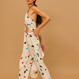 Ocean Dots Straight Pant