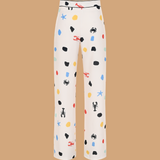 Ocean Dots Straight Pant