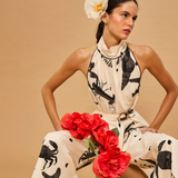 Noir Coast Halter Jumpsuit