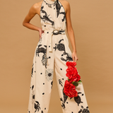 Noir Coast Halter Jumpsuit