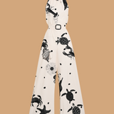 Noir Coast Halter Jumpsuit