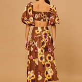 Sunflower Garden Maxi Skirt