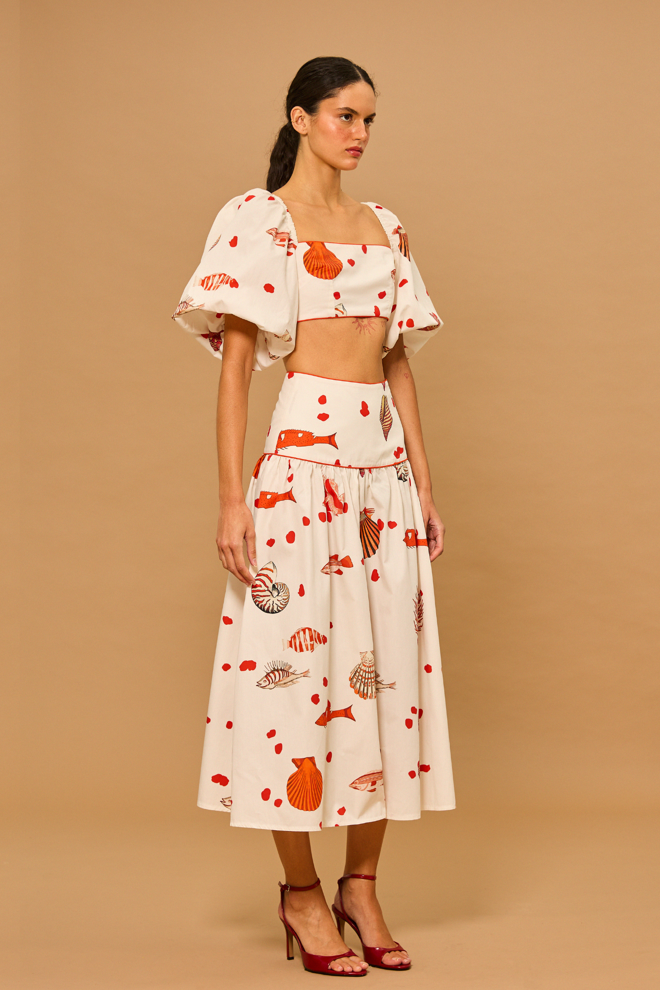Shell Breeze Maxi Skirt