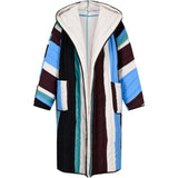 Ice Striped Reversible Puffer Jacket