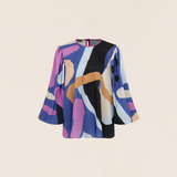 Leaf Satin Tunic
