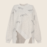 Oversized Asymmetric Sweatshirt