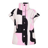 Pink Crystal Puffer Jacket