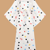 Ocean Dot Caftan