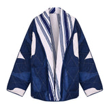 Navy Drops Reversible Jacket