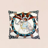 Geometric Monkey Pillow