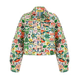Titane Flower Gabardine Jacket