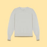 Solid Crew Neck Knit Sweater