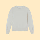 Solid Crew Neck Knit Sweater