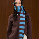 Striped Knit Scarf