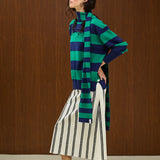 Striped  Crew Neck Knit Sweater