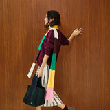 Solid Crew Neck Knit Sweater