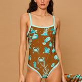 Aqua Shell Swimsuit