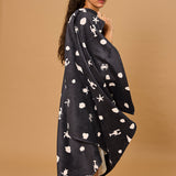 Black Dot Beach Towel