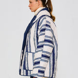 Navy Drops Reversible Jacket