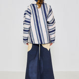 Navy Drops Reversible Jacket