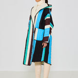 Ice Striped Reversible Puffer Jacket