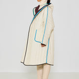 Ice Striped Reversible Puffer Jacket