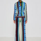 Ice Striped Knit Pant