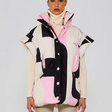 Pink Crystal Puffer Jacket