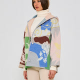 Salt Crystal 100% Wool Hooded Jacket