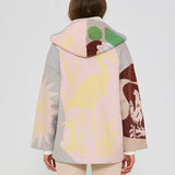 Salt Crystal 100% Wool Hooded Jacket