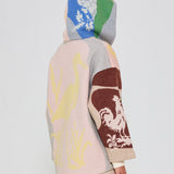 Salt Crystal 100% Wool Hooded Jacket