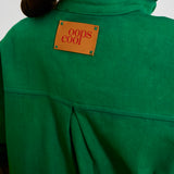 Cotton Gabardine Shirt Jacket