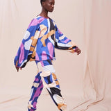 Leaf Satin Tunic