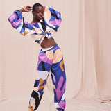 Leaf Satin Tunic