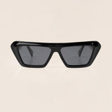 Saint-Tropez Black Diagonal Sunglasses