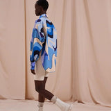 Wave Cotton Long Shirt