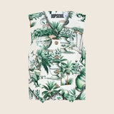 Tropical Garden Cotton Vest