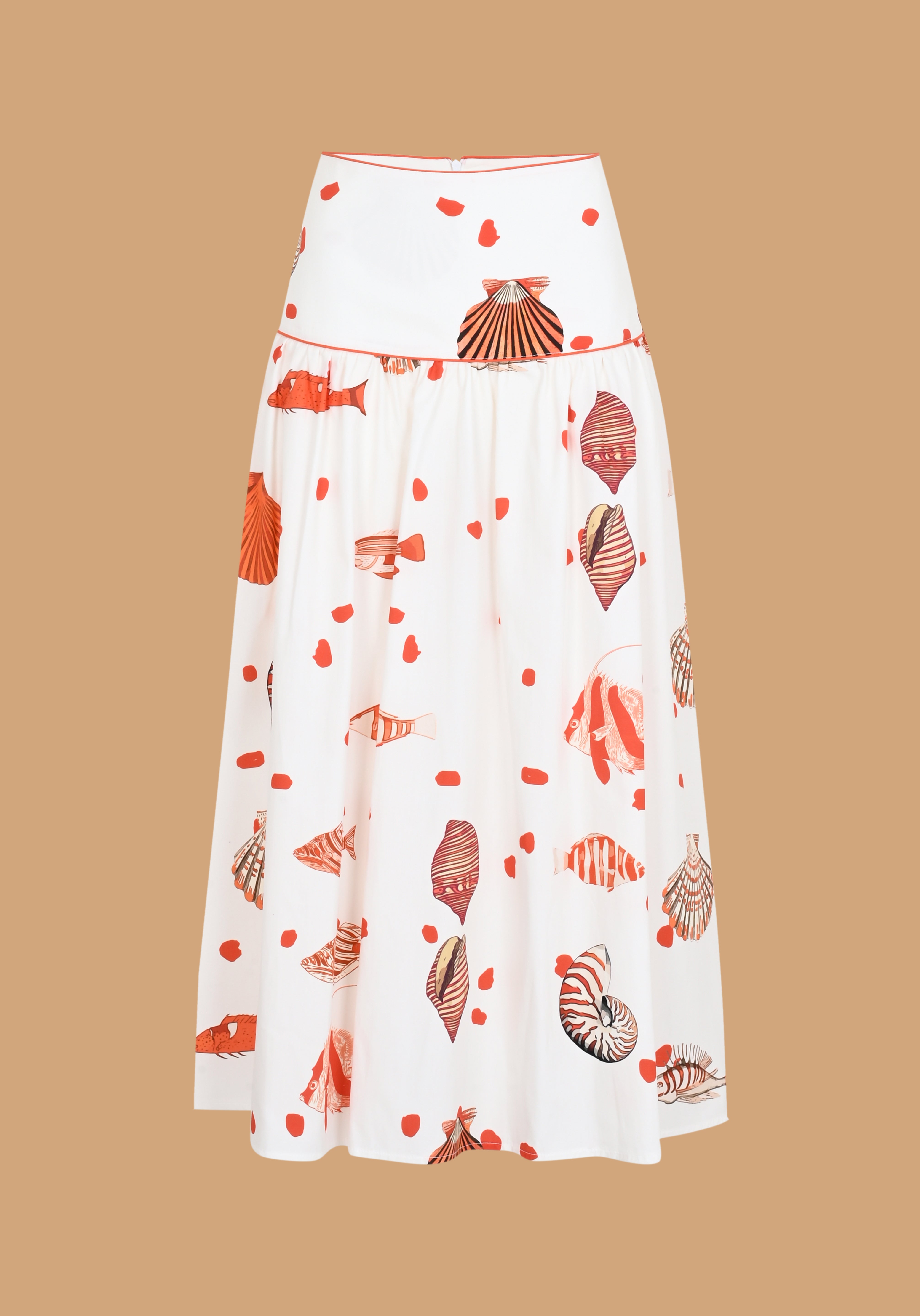 Shell Breeze Maxi Skirt
