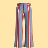 High-Waist Straight Leg Pants