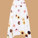 Bloom Flare Maxi Skirt