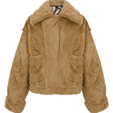 Chaqueta reversible de ante sintético Soprano